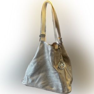 Michael Kors Gold hobo bag